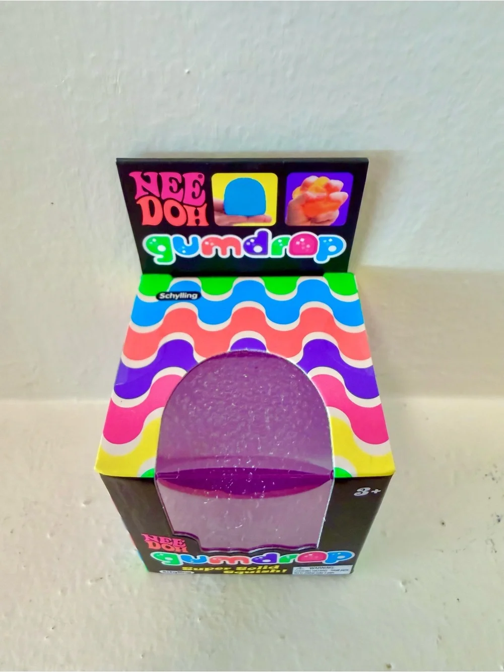 100% AUTHENTIC NeeDoh Gumdrop - purple. Brand new, unopened!